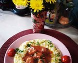 Pas rețetă Pilaf și chifteluțe de pui marinate 🥘 5 fotografie