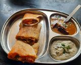 A picture of step 6 of Street style mysoor masala dosa.