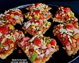 A picture of step 6 of Paneer Potato Rosti Pizza.