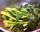 A picture of step 3 of Japanese-Style Spinach.