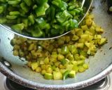 A picture of step 3 of Cucumber- Capsicum Sabji.