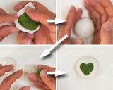 Une image de l'étape 8 de Matcha Jouyo Manjyu (Wagashi).