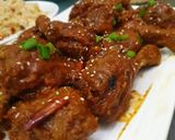 A picture of step 1 of Korean fried chicken.