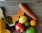 Une image de l'étape 2 de Jus multifruits 🍋🍐🍏🥝🥕🥭🍊.