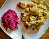 Édeskömény-burgonya gratin recept fázis 7 fotója