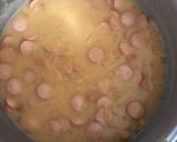 Savanyú káposztás-kolbászos-virslis leves recept fázis 13 fotója