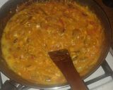 Gombás lecsó tojásosan recept fázis 6 fotója