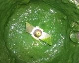 A picture of step 1 of Liquid dough Spinach paratha.