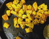 A picture of step 4 of Paneer mastani.