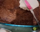 A picture of step 7 of Hobnob style chocolate cake 🎂🎂🍫🍫.
