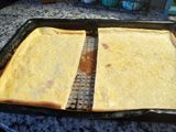 Fainá de queso y panceta