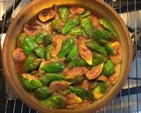 A picture of step 2 of Clafoutis with Roasted Green Figs and Honey.
