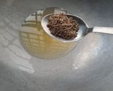 A picture of step 1 of Lauki Masala.