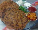 बाजरीपीठाचा हेल्दी मसाला पराठा (bajri pithacha healthy masala paratha recipe in marathi) रेसिपी स्टेप 3 फोटो 