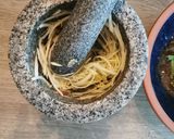 A picture of step 4 of Thai green Papaya salad.