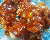 Foto langkah ke 6 dari resep Ikan baramundi fillet crispy saos barbeque ala richesse.