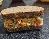 A picture of step 7 of Chickpea and Tomato Sandwich with Oregano (Vegan Sandwich).