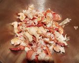 A picture of step 1 of Lobster Dynamite.