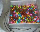 A picture of step 5 of Choco Rainbow square #Foodies&Friends.