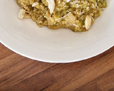 Foto del paso 6 de la receta: Risotto al pesto con gambas