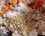 A picture of step 1 of Qeema Naan.