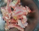 A picture of step 1 of Masaledar mutton chops.