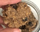 Foto langkah ke 4 dari resep Cemilan Cookies Diet 3 Bahan Oatmeal Pisang Kismis Hanya 60 kalori.