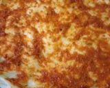 A picture of step 6 of Veg Pizza made with homemade base.