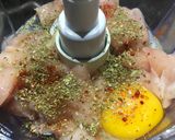 Foto del paso 1 de la receta: Pizza sin harina a base de pollo