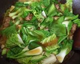 Foto langkah ke 3 dari resep Sawi Pok Choi kuah daging Babi.