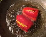 California Farm Stuffed Sweet Red Peppers with shrimp and fried rice recipe step 3 photo