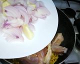 A picture of step 1 of Chicken shami kabab.