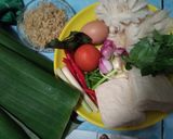 Foto langkah ke 1 dari resep Pepes tahu teri & jamur tiram.