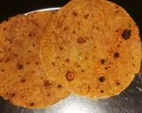 A picture of step 7 of Rajgira Roti.