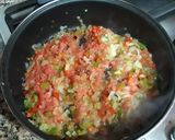 Foto del paso 6 de la receta Copos de pastas con melva canutera cocida y parmesano