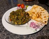 Indiai, Spenót, brokkoli egytálétel (Saag) recept fázis 4 fotója
