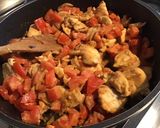 Une image de l'étape 8 de Poulet aux tomates et moutarde de Dijon.