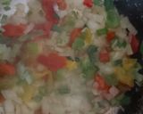 A picture of step 1 of Tortila, lentil samosa.