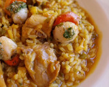 Foto del paso 10 de la receta: Arroz meloso de costillas, calamar y vieiras
