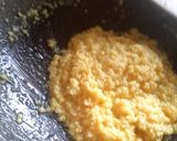 A picture of step 4 of Dryfruit Saffron kalakand.