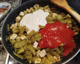 Foto del paso 13 de la receta: Tofu con Judías verdes y salsa de tomate