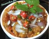 A picture of step 7 of Baingan Bharta Indian Delicacy of the Eggplant Dip.