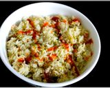 A picture of step 3 of Egg Fried Rice Indian Style.