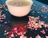 A picture of step 4 of Saffron Rose Tea.