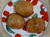 Kentang panggang keju dan Brokoli