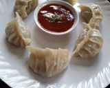 A picture of step 8 of Potato momos.