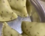 A picture of step 14 of D and Triangle shape Aloo samosa (store and make).