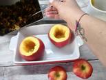 Gluténmentes granolával, sós karamellel töltött sült alma recept lépés 6 foto