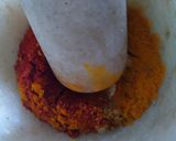 A picture of step 1 of Spicy Garlic chutney.