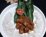 A picture of step 3 of Paneer pasanda.